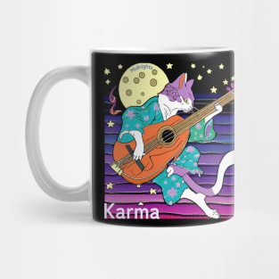 Karma is a cat Midnights Mug